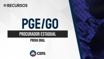 Recurso | Concurso | Procurador do Estado de Goiás (PGE/GO) | Oral