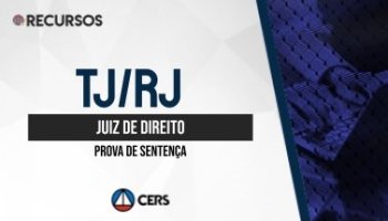 Recurso | Concurso | Juiz de Direito do Rio de Janeiro (TJ/RJ) | Sentença