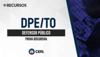 Recurso | Concurso | Defensor Público de Tocatins (DPE/TO) | Discursiva