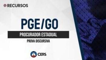 Recurso | Concurso | Procurador do Estado de Goiás (PGE/GO) | Discursiva