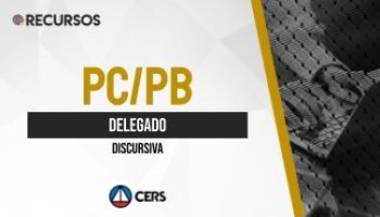 Recurso | Concurso | Delegado de Polícia da Paraíba (PC/PB) | Discursiva
