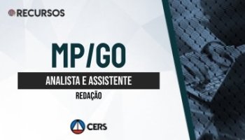 Recurso | Concurso | Analista e Assistente do Ministério Público de Goiás (MP/GO) | Prova de Redação