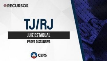 Recurso | Concurso | Juiz de Direito do Rio de Janeiro (TJ/RJ) | Discursiva