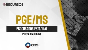 Recurso | Concurso | Procurador do Estado do Mato Grosso do Sul (PGE/MS) | Discursiva